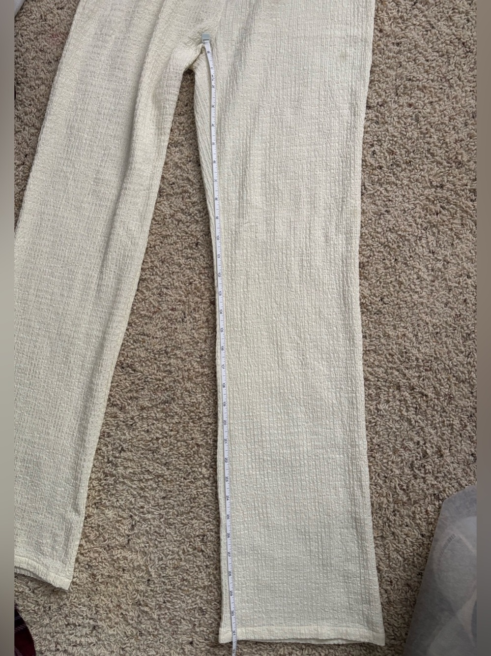 Et clet Cream Ribbed Button-Up Set - Picture 11 of 16